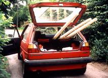 Die fertigen Alph�rner fahren zum ersten Konzert